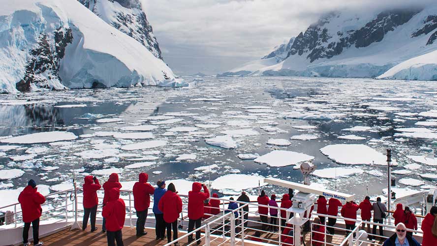 Croisière en Antartique : glaciers