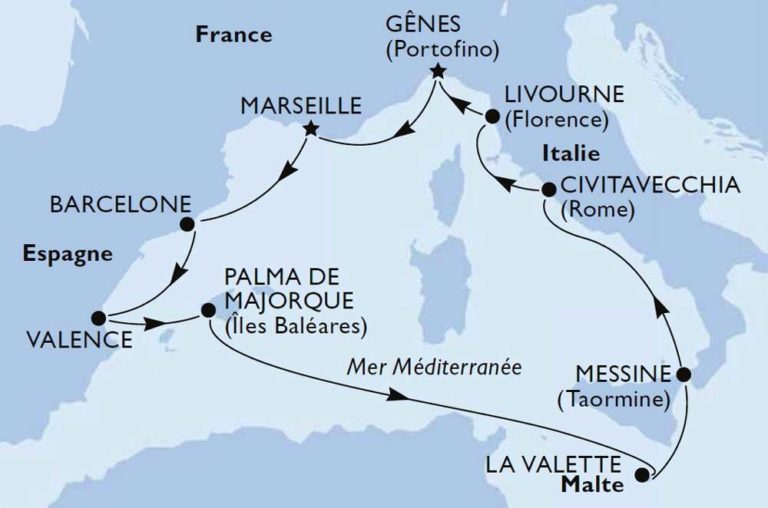 Croisière en Méditerranée Agence de voyages Ré